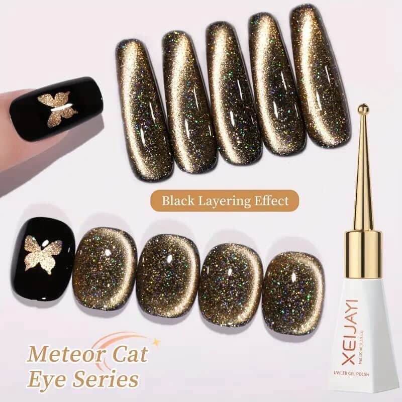XEIJAYI VSP Cat Eye 10ml – BROWN/BLACK METEOR