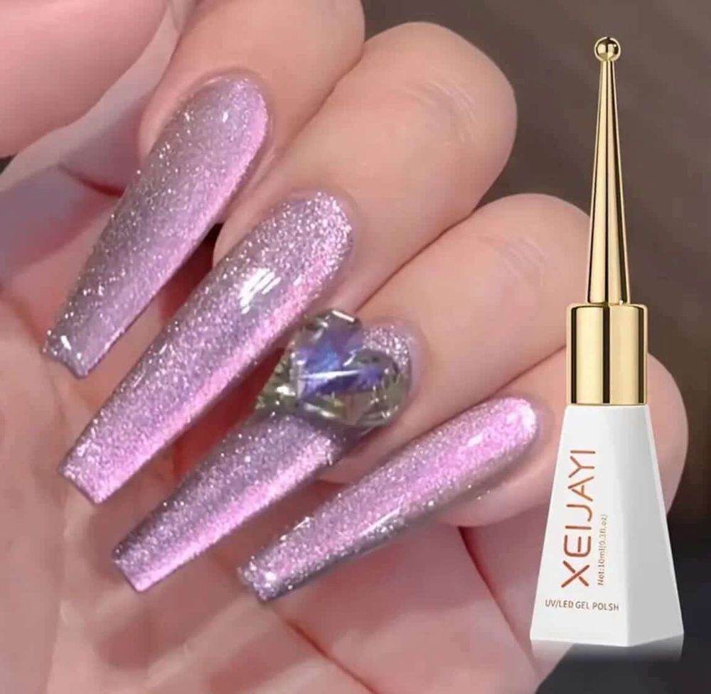 XEIJAYI VSP Cat Eye 10ml – PINK PAILLETTÉ