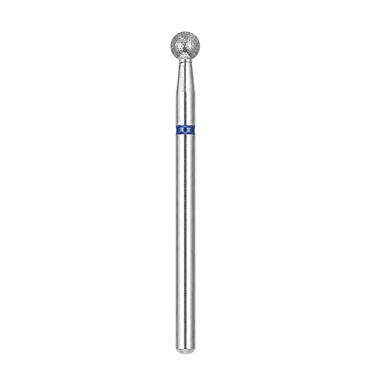 Embout Boule Bleu 4 mm Diamanté