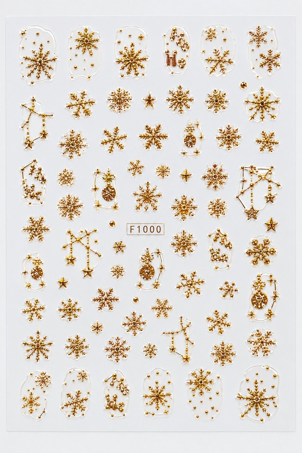 Stickers Noël 3D – Gold