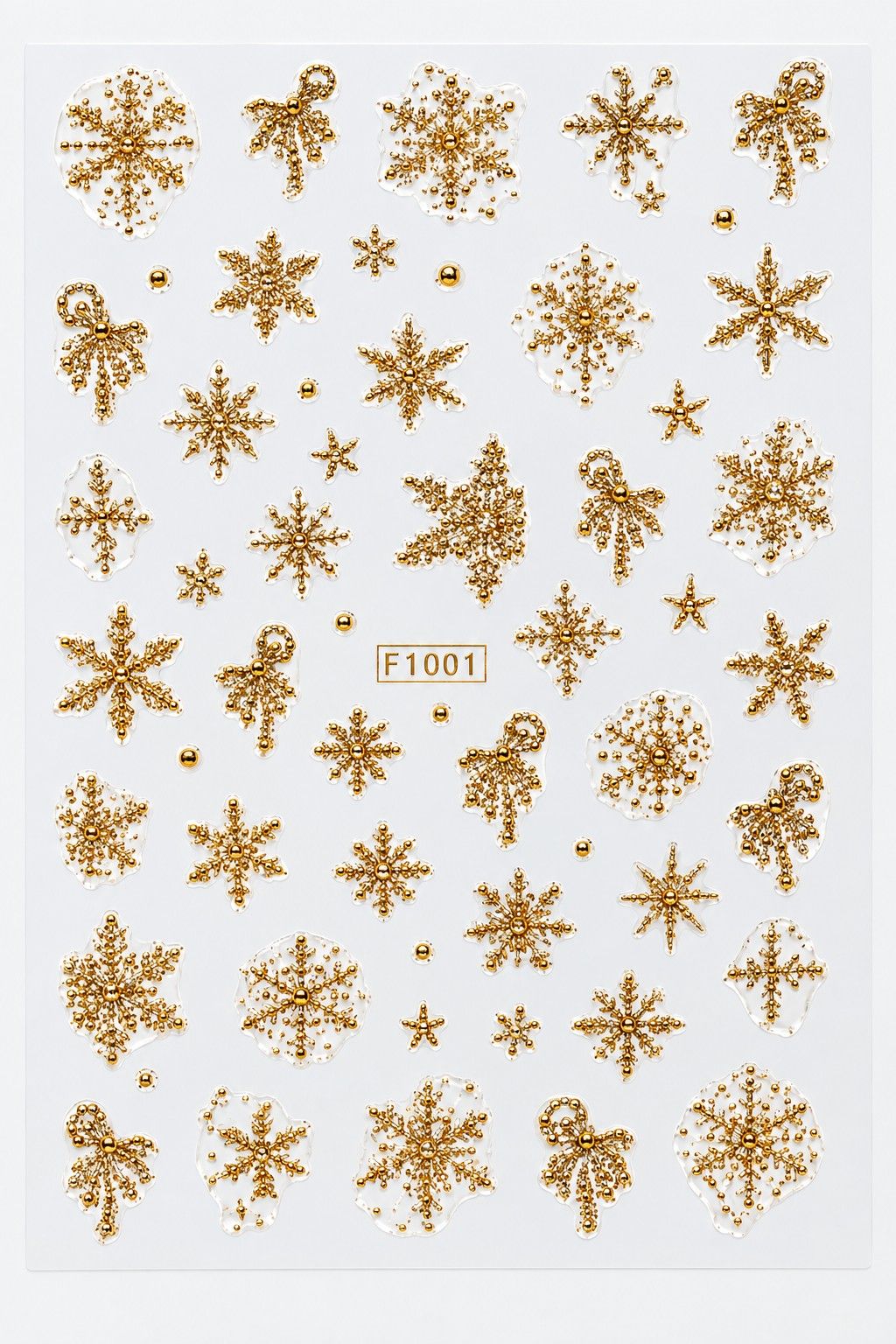 Stickers Noël 3D – Gold