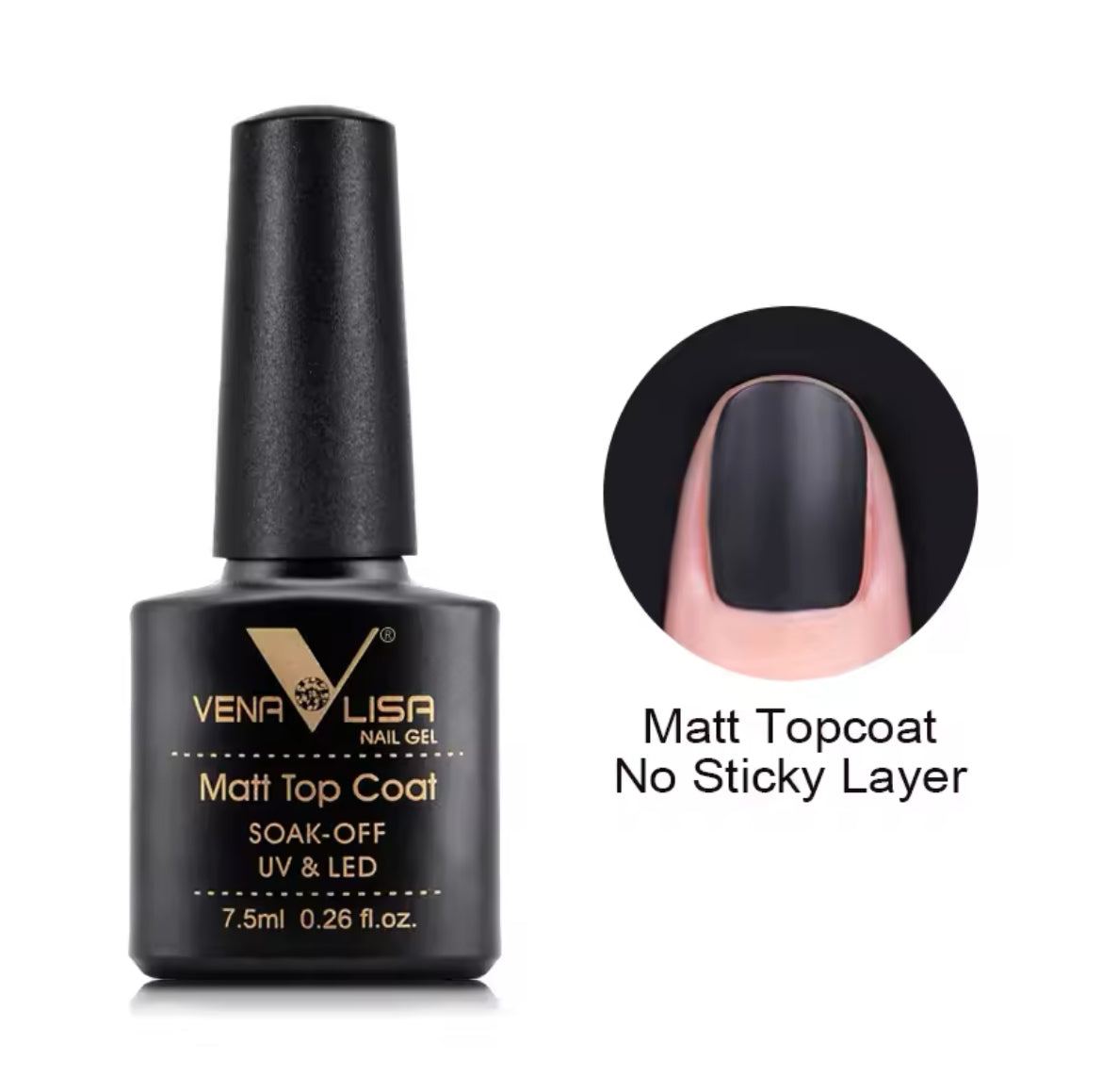 VENALISA Matt Top Coat – 7,5 ml